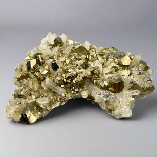 Pyrite with Quartz Specimens, Pyrite in Quartz, Fool's Gold - MineralStory Rocks and Minerals