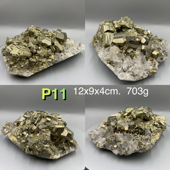 Pyrite with Quartz Specimens, Pyrite in Quartz, Fool's Gold - MineralStory Rocks and Minerals