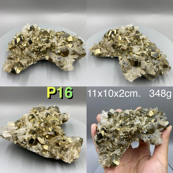 Pyrite with Quartz Specimens, Pyrite in Quartz, Fool's Gold - MineralStory Rocks and Minerals