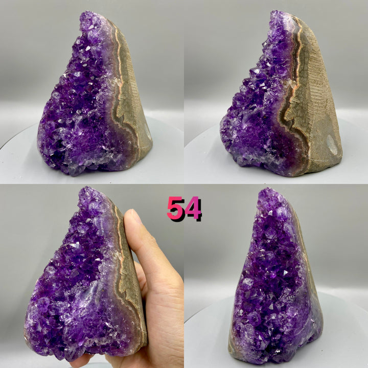 Amethyst Geode, Uruguay, Purple Amethyst, Natural Amethyst Crystal Cluster, Real Amethyst, Amethyst Cathedral - MineralStory Rocks and Minerals