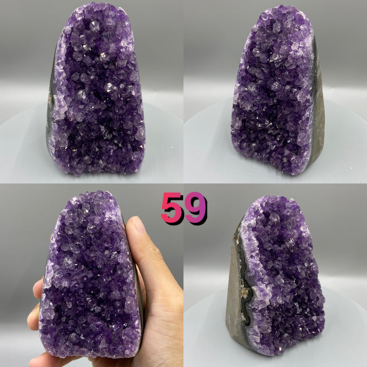 Amethyst Geode, Uruguay, Purple Amethyst, Natural Amethyst Crystal Cluster, Real Amethyst, Amethyst Cathedral - MineralStory Rocks and Minerals