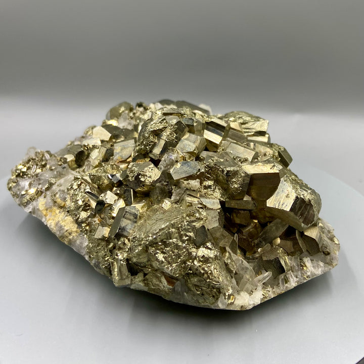 Pyrite with Quartz Specimens, Pyrite in Quartz, Fool's Gold - MineralStory Rocks and Minerals