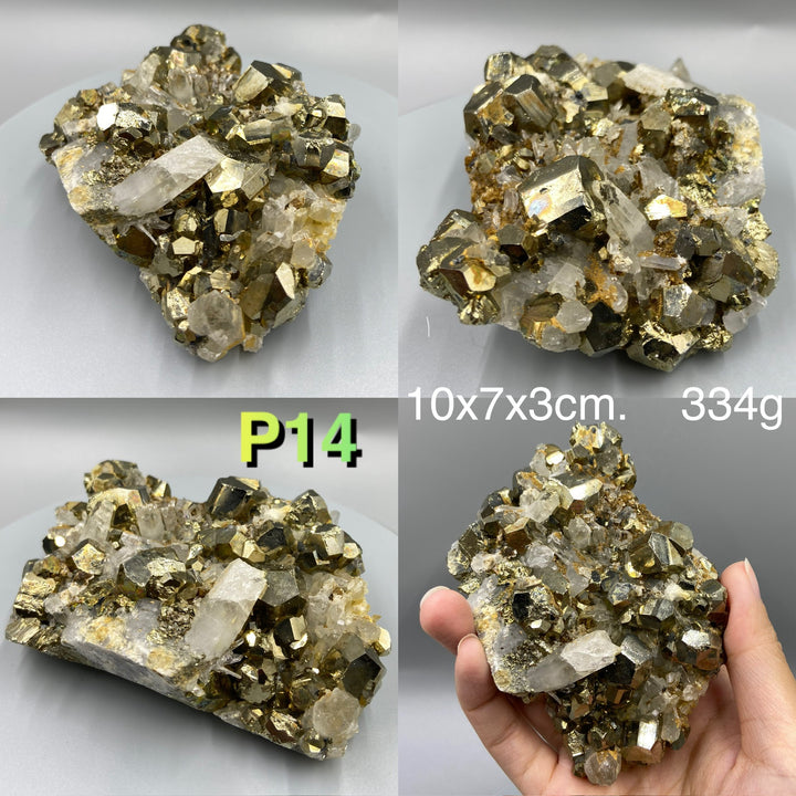 Pyrite with Quartz Specimens, Pyrite in Quartz, Fool's Gold - MineralStory Rocks and Minerals