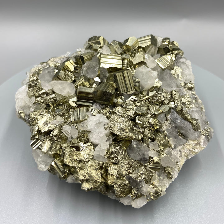 Pyrite with Quartz Specimens, Pyrite in Quartz, Fool's Gold - MineralStory Rocks and Minerals