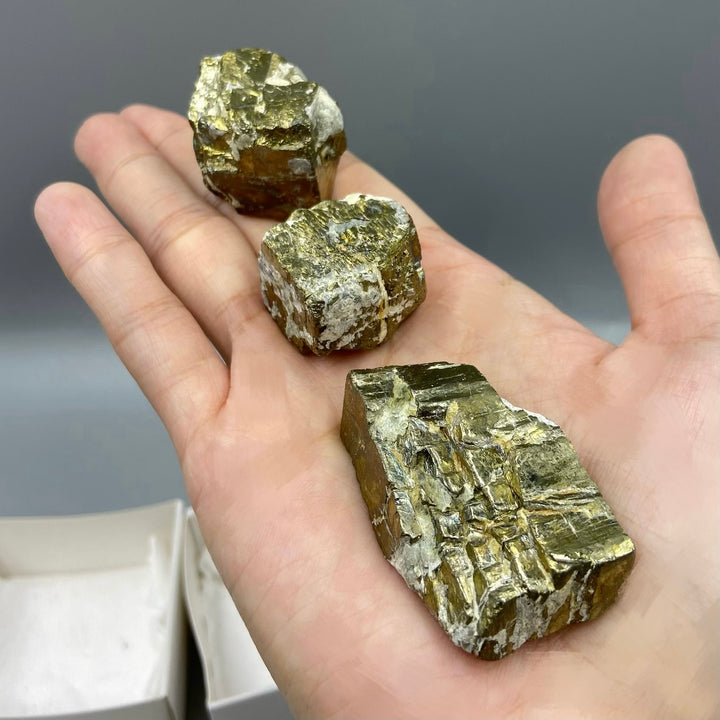 Chalcopyrite Cube - MineralStory Rocks and Minerals