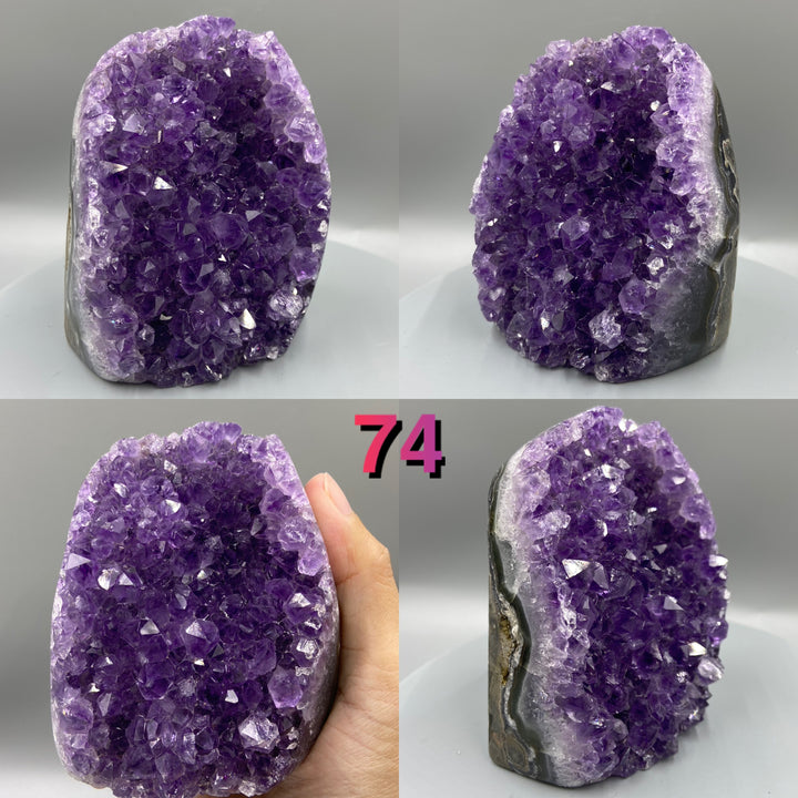 Natural Amethyst Geode, Amethyst Cathedral, Amethyst Cave, Unique Shape - MineralStory Rocks and Minerals