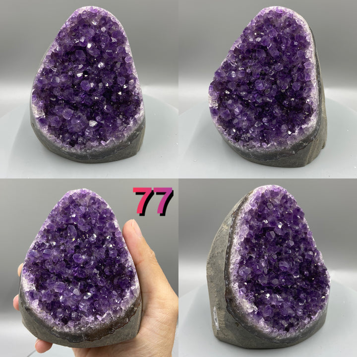 Amethyst Geode, Uruguay, Purple Amethyst, Natural Amethyst Crystal Cluster, Real Amethyst, Amethyst Cathedral - MineralStory Rocks and Minerals