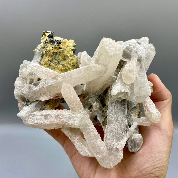 Large Red Quartz Specimen from Inner Mongolia, China, White Crystal with Red Hue, Unique Effect