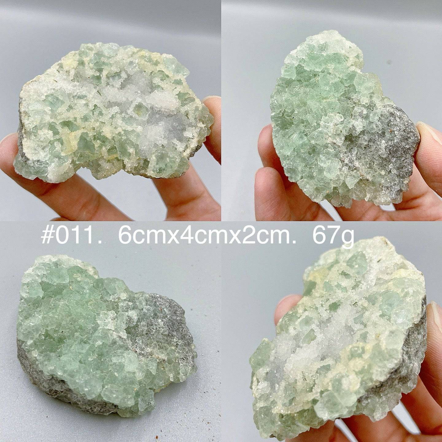 Raw Crystals Green Fluorite Crystal Cluster, Natural Fluorite