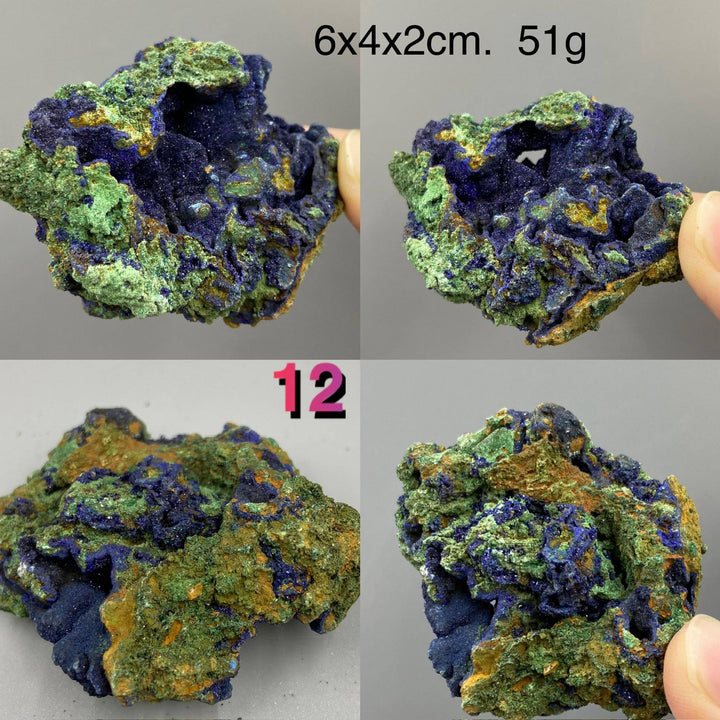 Azurite Malachite Specimens, Anhui China, High-Quality Druzy Azurite Crystal - MineralStory Rocks and Minerals