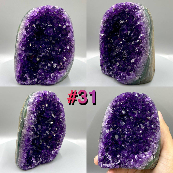 Natural Amethyst Cave, Amethyst Cathedral, Purple Crystal Geode, Purple Quartz Cluster, Gift for her, Gift for mum - MineralStory Rocks and Minerals